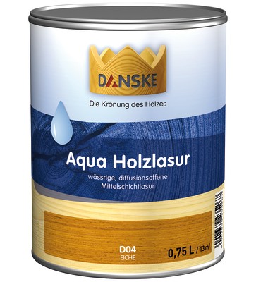 DANSKE Aqua Holzlasur 0,75liter