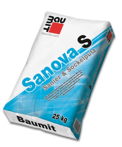 BAUMIT SanovaPutz S I Sanier & Sockelputz (25kg)