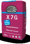 ARDEX X7G D&uuml;nnbettm&ouml;rtel, grau 25kg