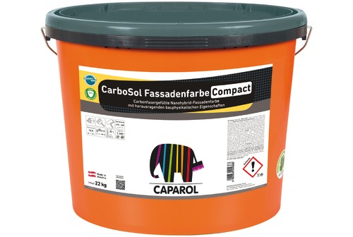 CAPAROL CarboSol Fassadenfarbe Compact Abgetönt (22kg)