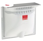 ACO Therm Lichtschacht Komplettset Tiefe 400mm 1000mm 1000mm ohne Dämmung Streckmetallrost begehbar