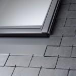 VELUX® Einzel-Eindeckrahmen vertiefter Einbau (-4cm) "flaches Dachmaterial" inklusive Unterdachschürze