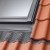 VELUX® Einzel-Eindeckrahmen vertiefter Einbau (-4cm) "welliges Dachmaterial" inklusive Unterdachschürze
