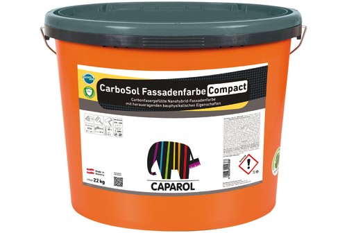 CAPAROL CarboSol Fassadenfarbe Compact Weiß (22kg)