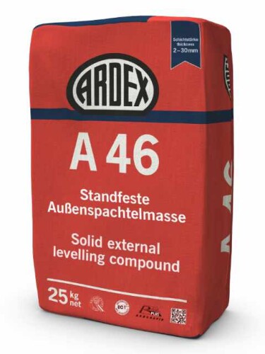 ARDEX A46 Standfeste Außenspachtelmasse (25kg)