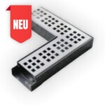 HÄUSLER Edelstahlrinne ohne Ablauf 40mm (1,20m)
