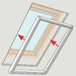 VELUX® Stockverlängerung LGI 6cm FK06 klar lackiert