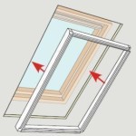 VELUX® Stockverlängerung LGI 6cm MK04 klar lackiert