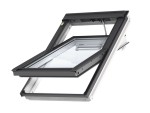 VELUX® Holz Schwingfenster mit Solarantrieb GGL (Alu)