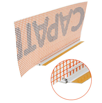 CAPATECT Gewebeanschlussleiste (Fenster) 3D Universal Plus (2,55m)