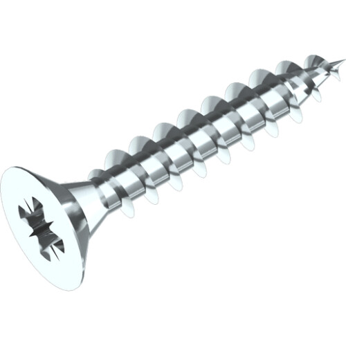 Spanplattenschrauben PZ Senkkopf Vollgewinde 4x 40mm (500 Stück)