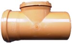 PVC Haus Kanal-Reinigungsrohr mit Schraubdeckel