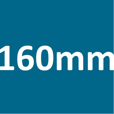 160mm/ Pack 1,50m²