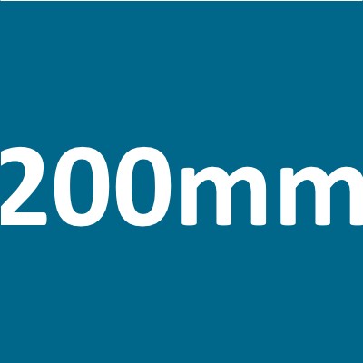 200mm/ Pack 1,50m²