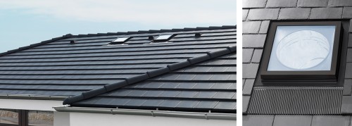 für flaches Dachmaterial (Oberfläche Aluminium)